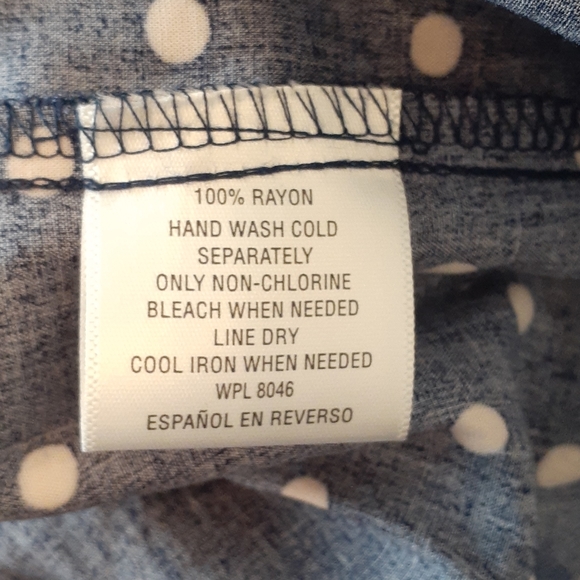 Polka Dot Sleeveless Dress - Picture 6 of 7